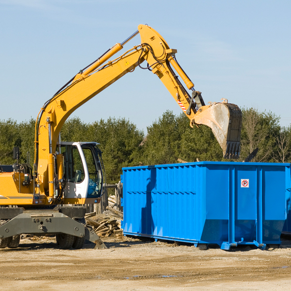 what are the rental fees for a residential dumpster in McElhattan PA